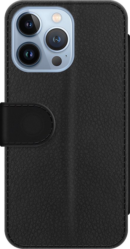 Etui bibliothèque cuir iPhone 13 Pro - Imprimé serpent rose - Wallet Bookcase - Casimoda