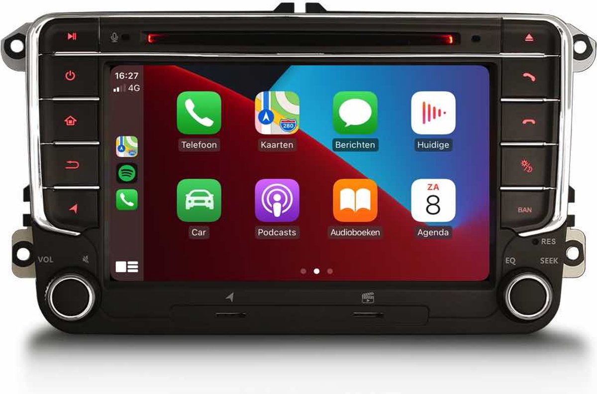 Skoda Autoradio met CarPlay | Android auto | Android 10 autoradio