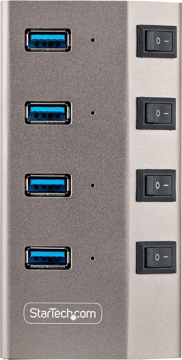 StarTech.com Hub USB-C avec Auto-Alimenté à 4 Ports - Hub USB Type C vers  USB-A pour PC de Bureau/Portable - Hub USB 3.0 5Gbps a