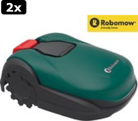 2x Robomow Robotmaaier RK2000 Alexa App gestuurd 2000 m¬≤ 45% Helling