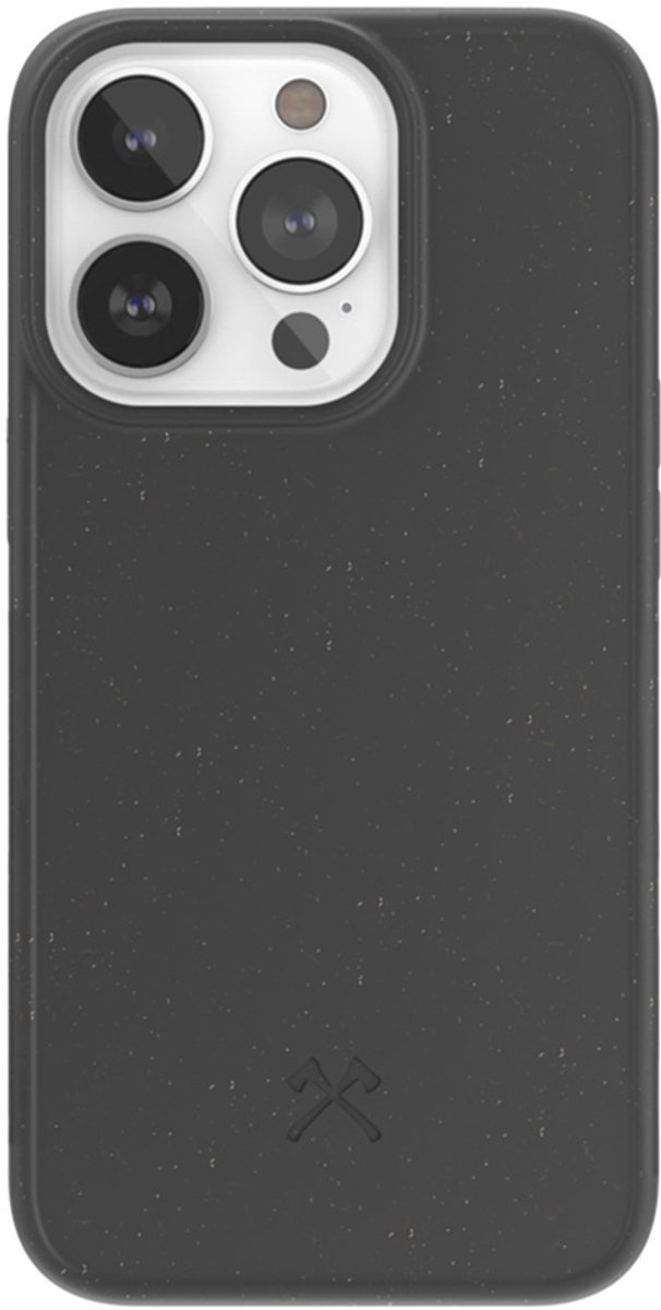 Woodcessories Bio Case MagSafe - geschikt voor iPhone 14 Pro - gemaakt van bio-materialen - geschikt voor MagSafe en draadloos laden - Black