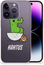 Beschermhoesje Geschikt voor iPhone 14 Pro Smartphone hoesje Cactus Poo