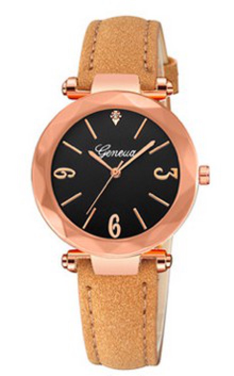 Geneva Horloge H... - Bruin-Brons