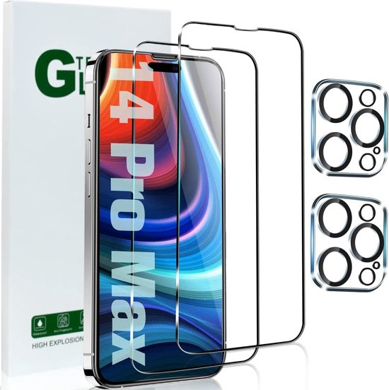 iPhone 14 Pro Max Camera lens protector 2 stuks + iPhone 14 Pro Max