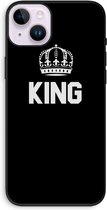 Case Company® - Hoesje geschikt voor iPhone 14 Plus hoesje - King zwart - Biologisch Afbreekbaar Telefoonhoesje - Bescherming alle Kanten en Schermrand