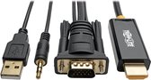 Tripp-Lite P116-006-HDMI-A VGA + Audio to HDMI Adapter Cable with USB Power, 1920 x 1080 (1080p) @ 60 Hz (M/M), 6 ft. TrippLite