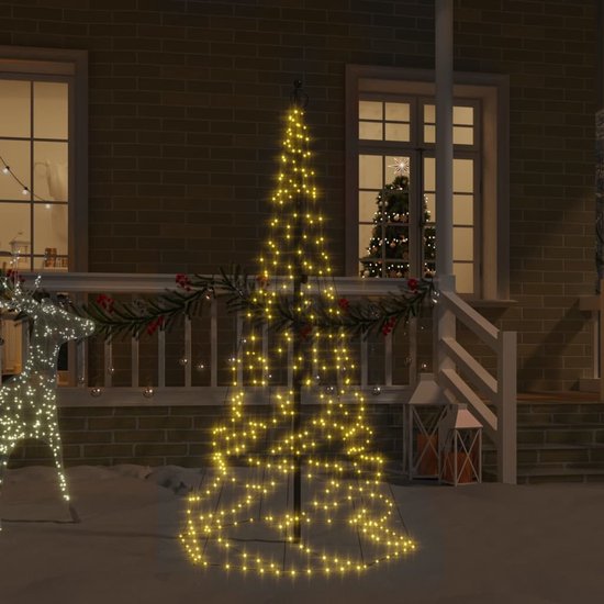 Fairybell LED Buiten Kerstboom Voor In De Vlaggenmast - 8 Meter 1500leds Multi Colour Fairybell LED Buiten Kerstboom Voor In De Vlaggenmast - 8 Meter 1500leds Multi Colour