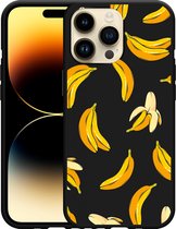 Cazy Hoesje Zwart geschikt voor iPhone 14 Pro Max - Banana