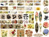 Journaling Stickers Bloemen - 100 stuks
