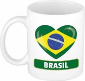 Brazilië Tas/Mok Hartje