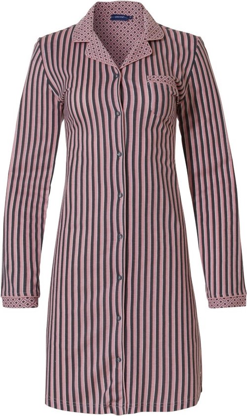 Pastunette Dames Nachthemd Grijs/Roze 44