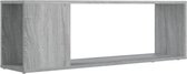 vidaXL - Tv-meubel - 100x24x32 - cm - bewerkt - hout - grijs - sonoma - eikenkleurig