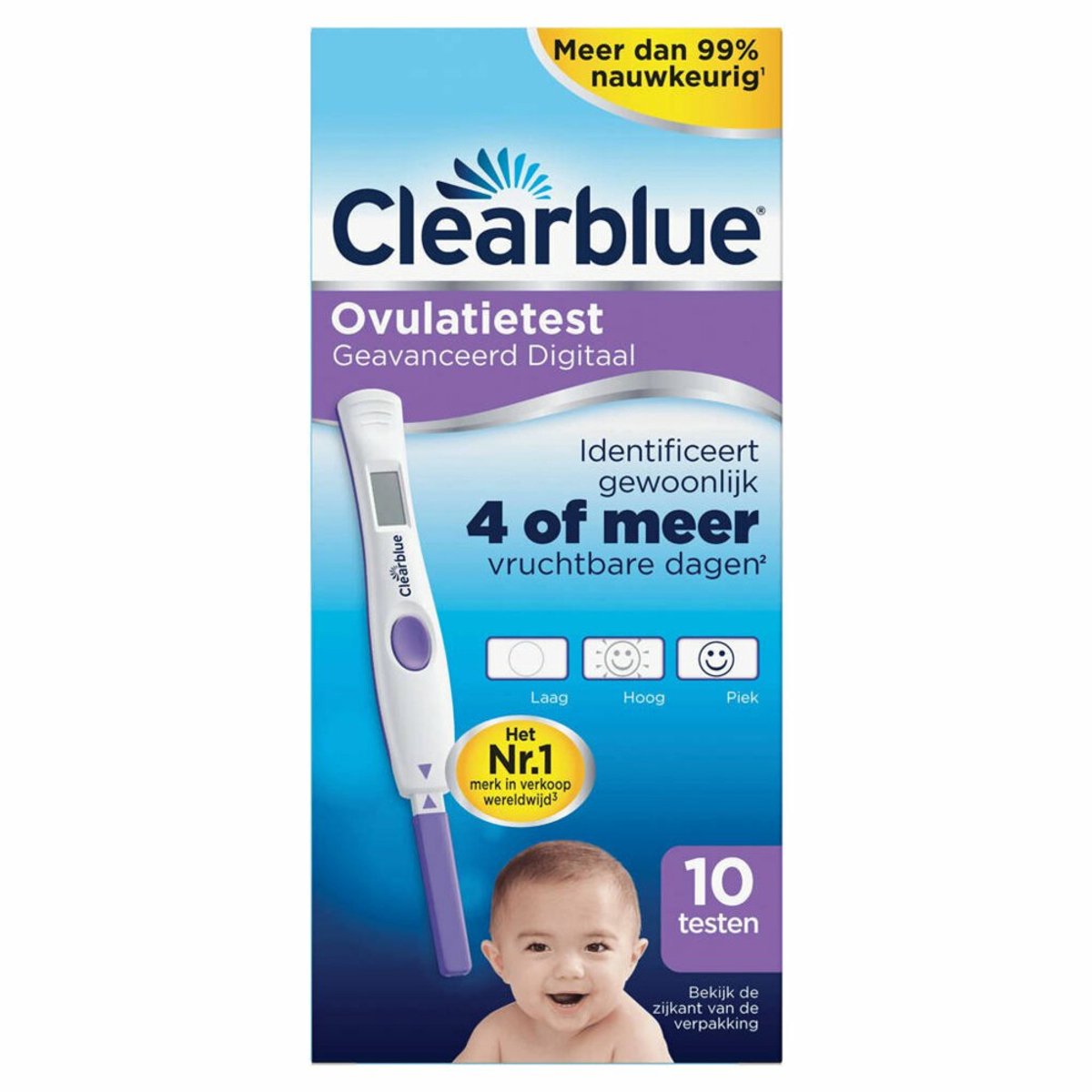 Goedkoopste Clearblue Ovulatietestset Digitaal Geavanceerd 3 x 10 stuks