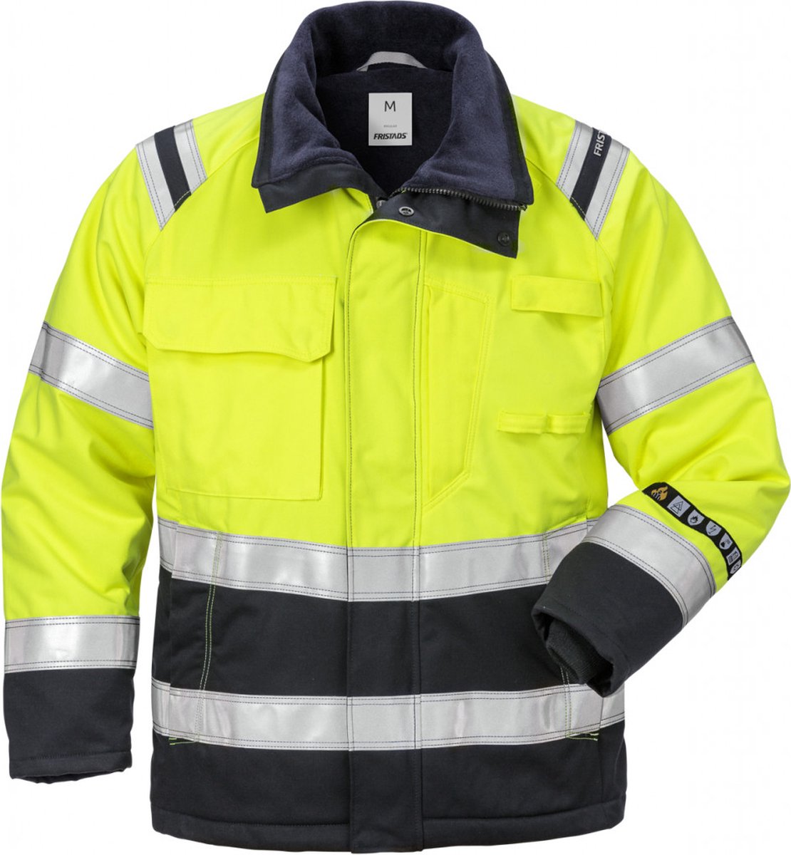 Fristads Flamestat Hi Vis Winterjack Dames Klasse 3 4285 Aths Hi-Vis Marineblauw