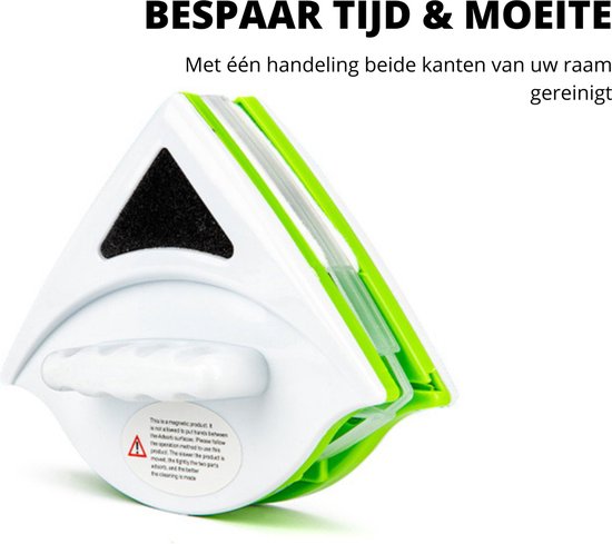 Baffect Magnetische Ruitenreiniger Dubbelzijdig - Voor Glas 3-8 Mm Dikte