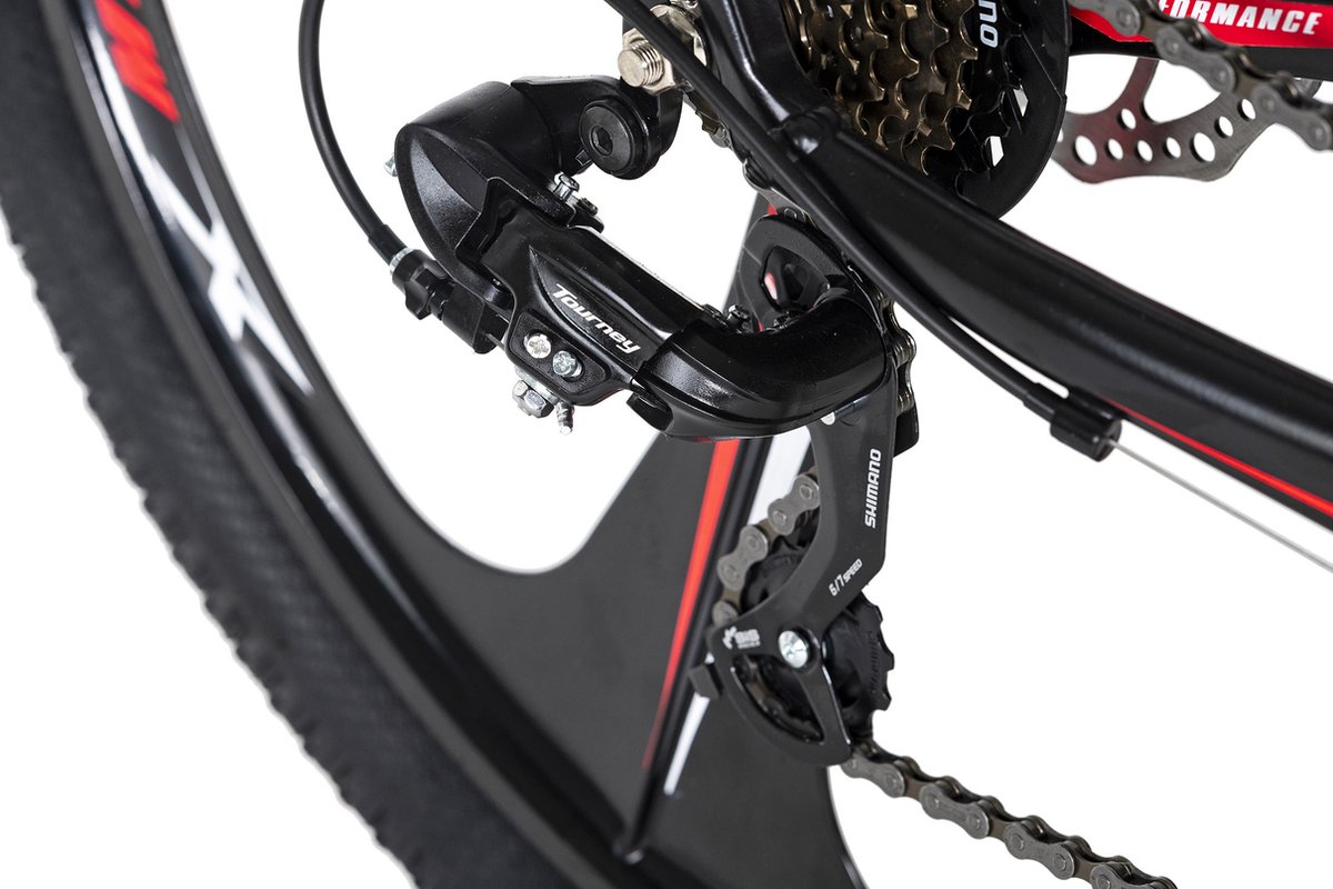 VTT Hardtail KS Cycling Xplicit 29 Pouces – Cadre Noir, Décalcomanies Vert/bleu/rouge, Shimano 21 Vitesses, Freins Disque Mécaniques, Roues Alu-magnésium