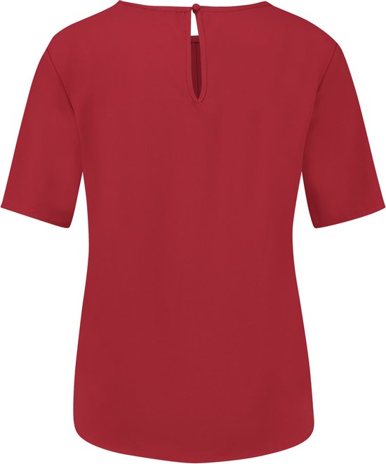 Van Der Rich ® - 2 stuks T-shirt tops tops korte mouwen blouse - dames, zwart-kaki, L