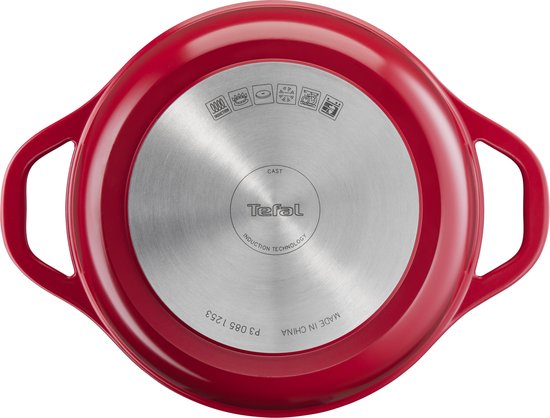 Tefal E25805 LOV braadpan 7,1L - Robuust ontwerp in moderne aardetinten, 97% gerecycled ijzer, alle warmtebronnen ook inductie, ovenbestendig, keramische coating, condensatiedeksel