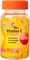 Roter Vitamine C 80mg Kids gummies - Vitamine C ondersteunt de natuurlijke weerstand - Voor kinderen vanaf 3 jaar - 60 gummies met citroensmaak