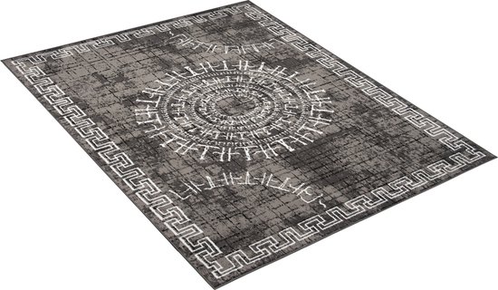 Tapis Tapiso Atena Grijs Tapis de Chambre Moderne Taille - 160x220