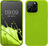 kwmobile telefoonhoesje geschikt voor Apple iPhone 14 Pro Max - Hoesje voor smartphone - Back cover in neon geel