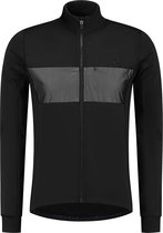 Rogelli Attq Heren Winter Fietsjack - Winddicht - Zwart/Grijs