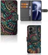 GSM Hoesje OnePlus Nord 2T Flip Case Aztec