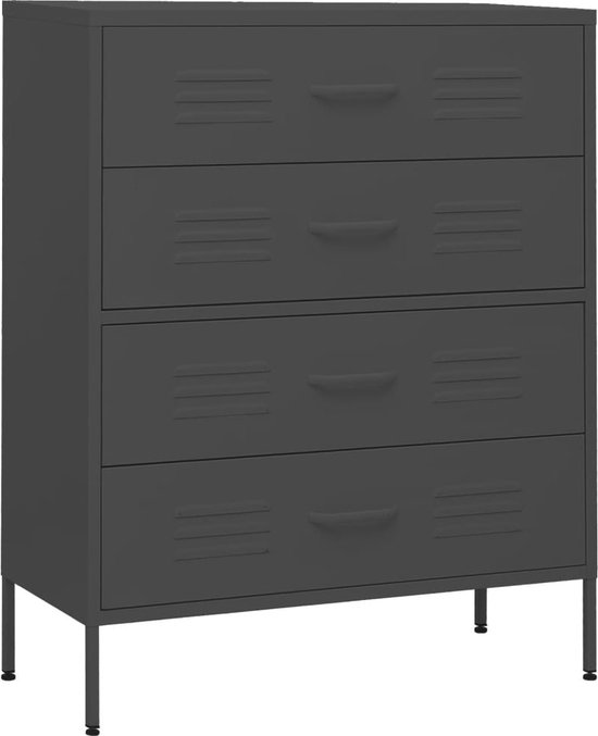 Uitschuifbed 120 X 200 En 90 X 200 Cm In MDF, Den En Metaal Houtlook En Donkergrijs Boston