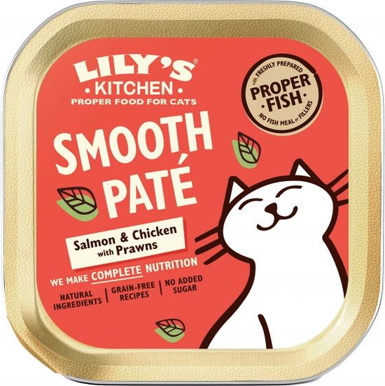 Lily's Kitchen Cat Smooth Pate Salmon & Chicken - 19X85 GR