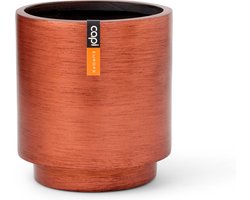 Capi Europe - Vaas cilinder Retro Indoor - 23x25 - Koper - Opening Ø20 - Bloempot voor binnen - 5 jaar garantie - BRTC315