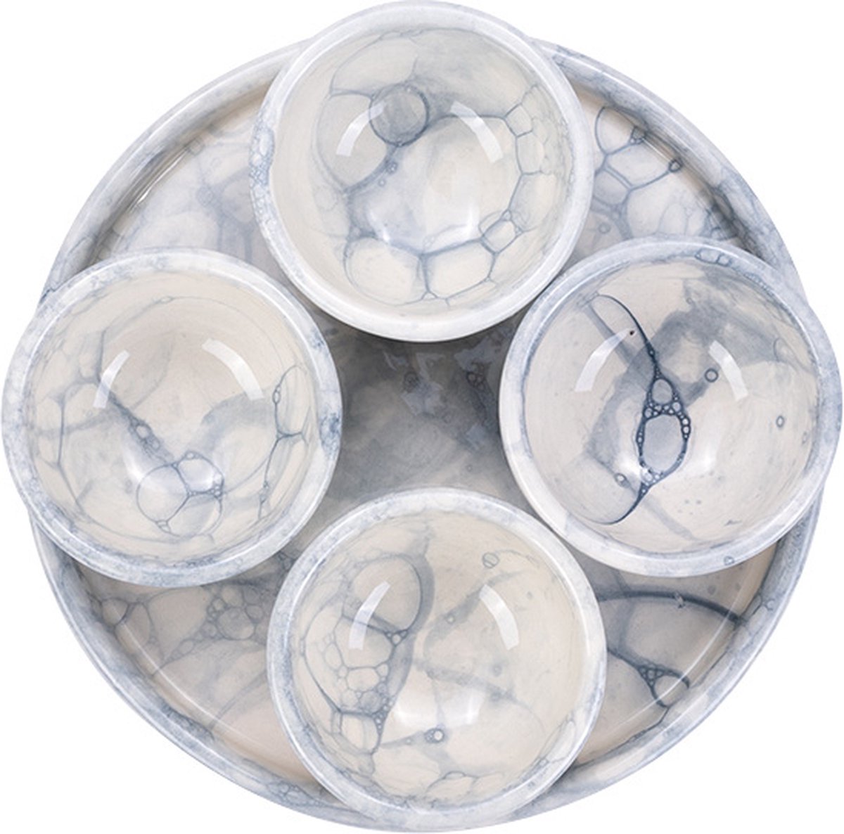 Bowls and Dishes Espuma Borrel geschenkset grijs