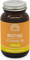 Mattisson - Biotine 1000mcg - Vitamine B8 - Supplement - 60 Tabletten