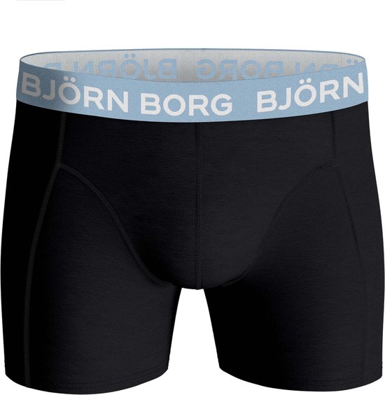 Björn Borg Boxershort Cotton Stretch - Onderbroeken - Boxer - 7 stuks - Heren - Maat L - Blauw/Zwart - Björn Borg