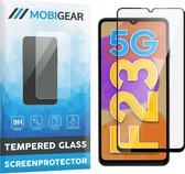 Mobigear Screenprotector geschikt voor Samsung Galaxy F23 Glazen | Mobigear Premium Screenprotector - Case Friendly - Zwart