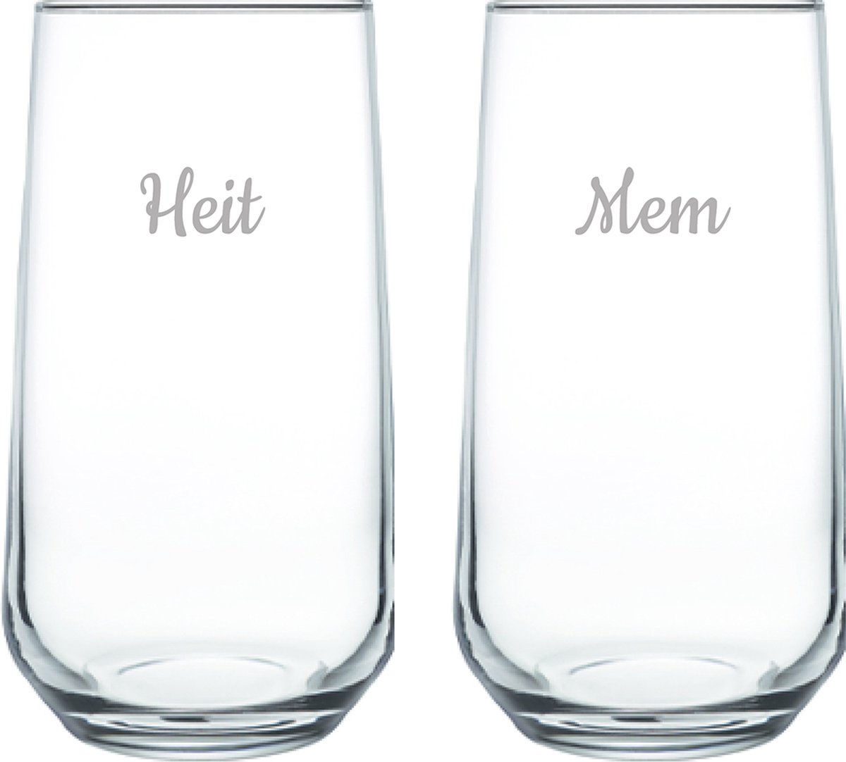 Gegraveerde Drinkglas 47cl Mem & Heit