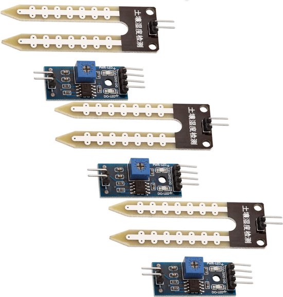 AZDelivery Capteur d'humidité du Sol Hygromètre Modules d'humidité du Sol  Compatible avec Arduino incluant Un E-Book!