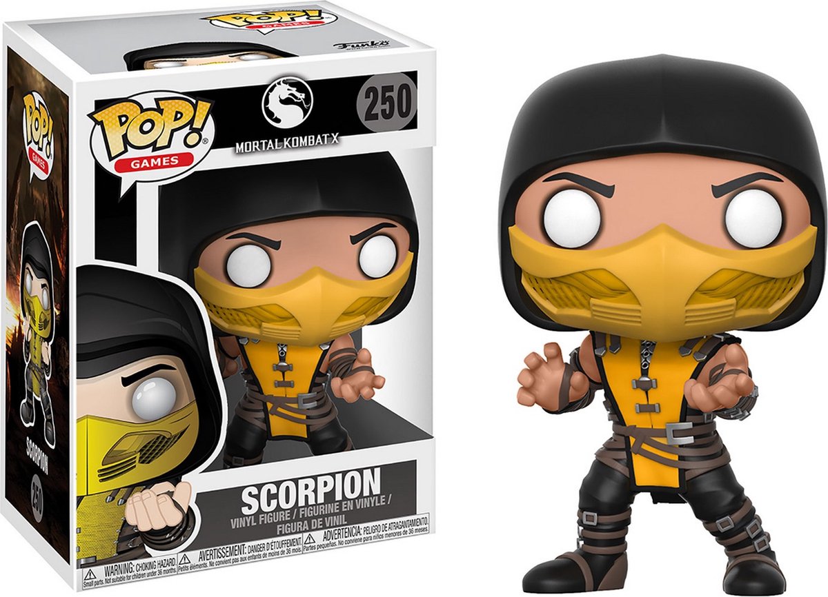Funko Pop! Games: Mortal Kombat X Scorpion #250 [7 10]