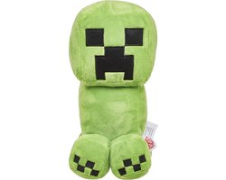 foto van Minecraft Pluche - Creeper - 23 cm - Groen