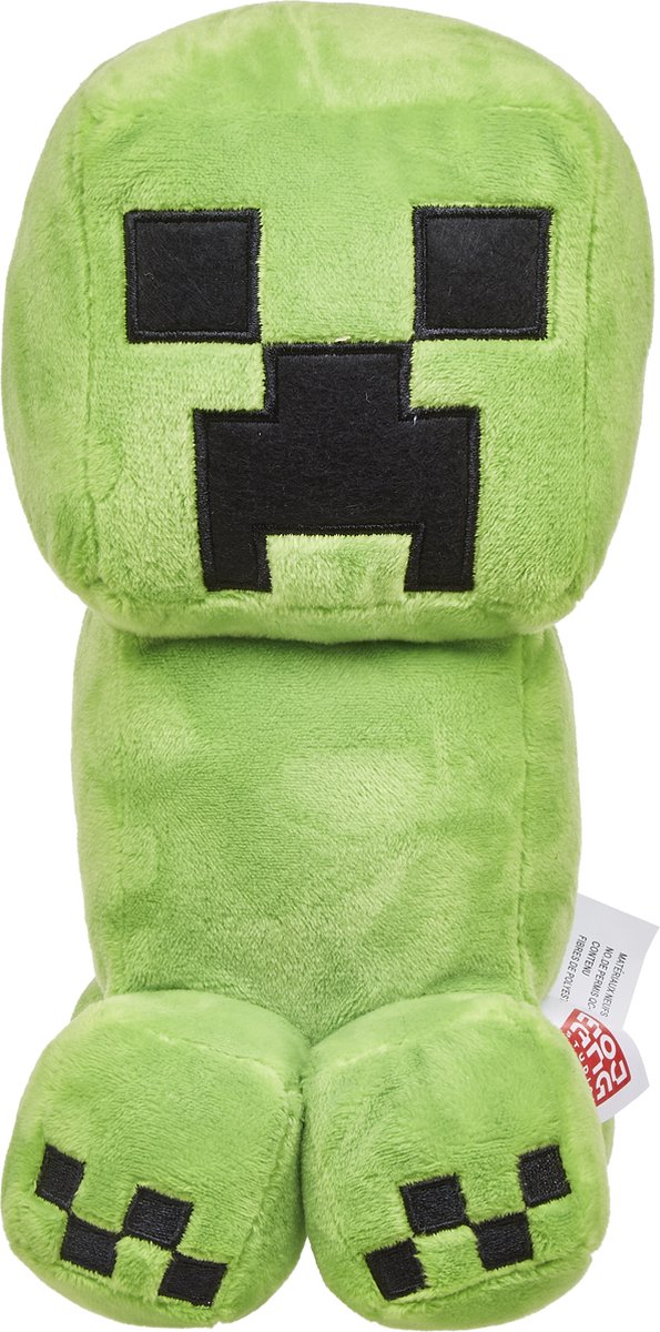 Minecraft Pluche - Creeper - 23 cm - Groen