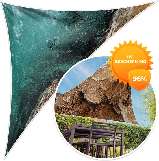 MuchoWow® - Schaduwdoek - Kalk - Steen - Oud - 96% UV-bestendig ...