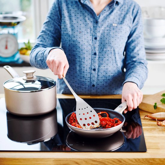 GreenPan Cambridge Koekenpan 20cm – PFAS-vrije antikleeflaag – Koekenpan inductie – Keramische koekenpan - Ovenbestendig tot 160°C - Koudgrepen - Brons