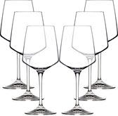 Wijnglas  - premium kwaliteit - Crystalline Open Top Round Wine Goblet