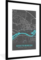 Cadre photo avec affiche - Carte - Oosterbeek - Carte - Plan de la ville - 80x120 cm - Cadre pour affiche