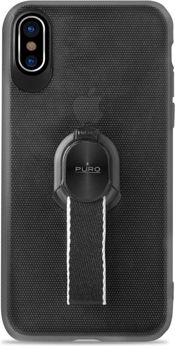 PURO IPCXMAGSTRAPBLK mobiele telefoon behuizingen 14,9 cm (5.85") Hoes Zwart