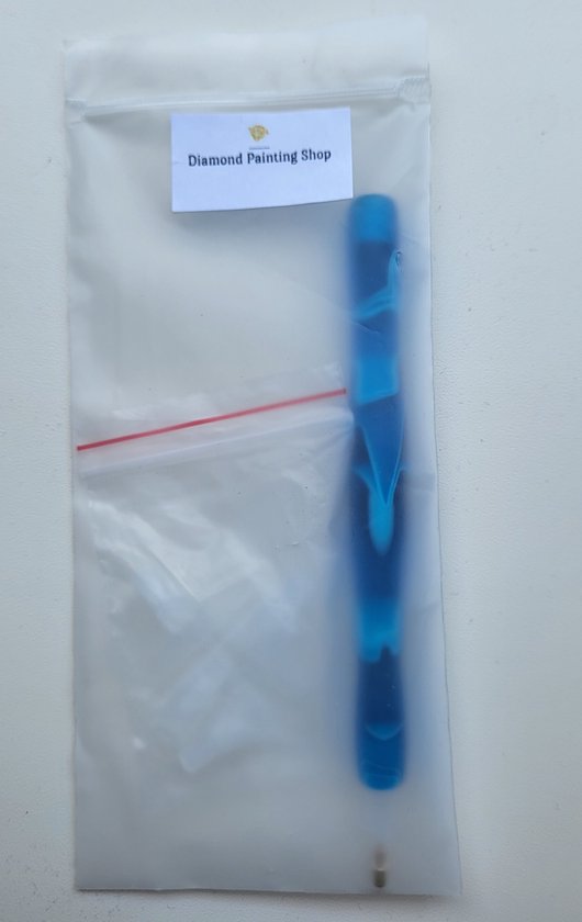 Diamond Painting Pen - blauw - 5 opzetstukjes - Ergonomische Diamond Painting pen - Diamond Painting accesoires