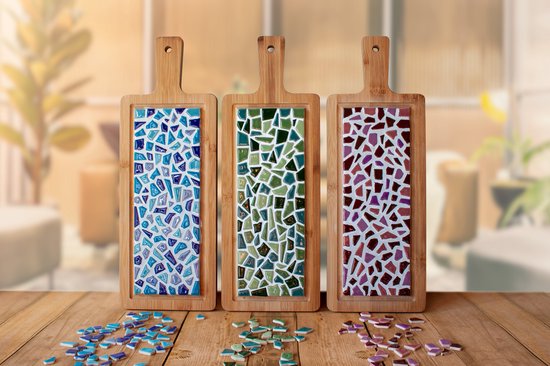 DIY Mozaïek Borrelplank Groen - Hobbypakket