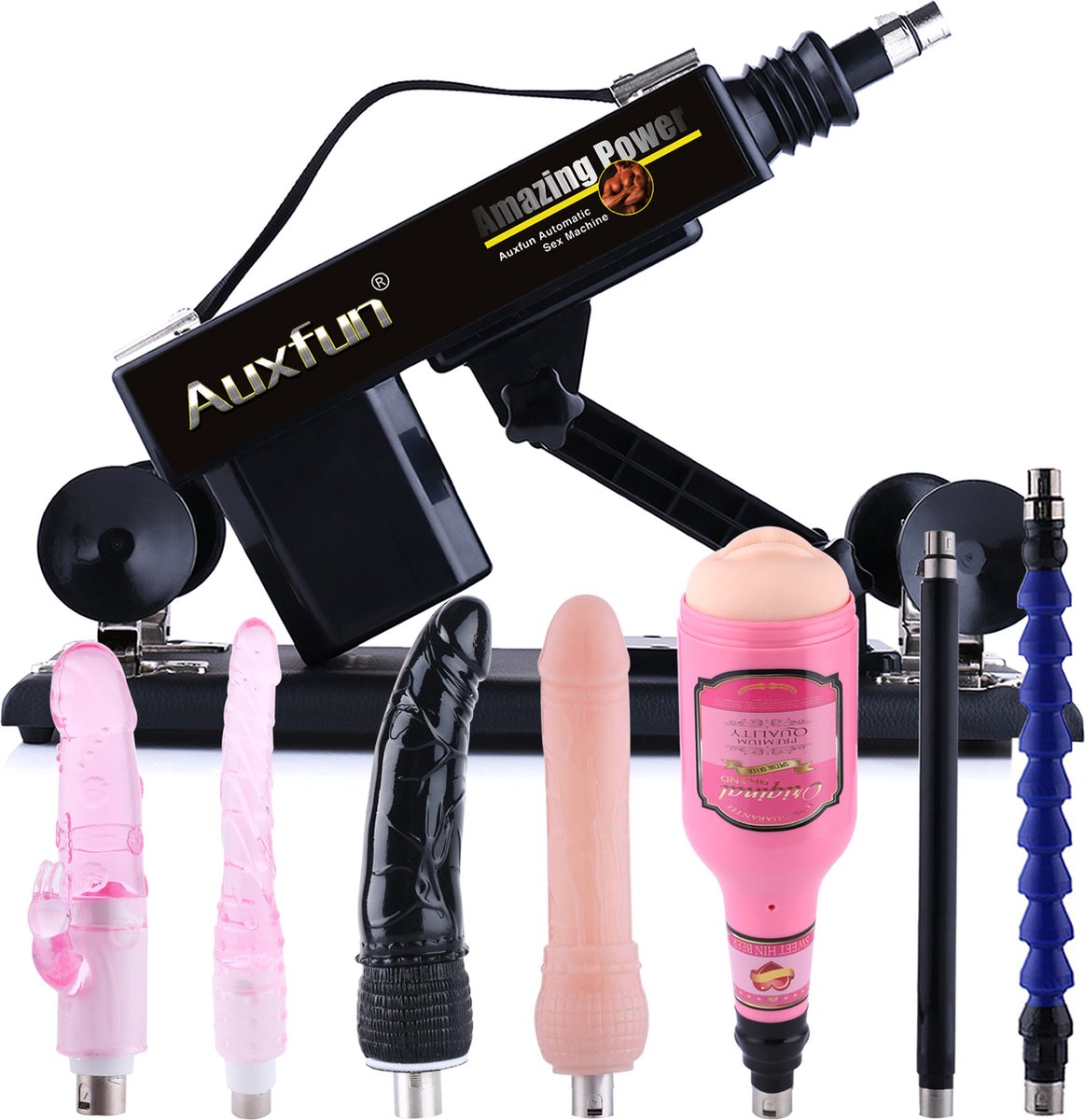Goedkoopste Auxfun® Basic Sexmachine Pakket Romeo Voor hem en haar!