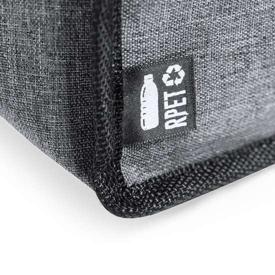 Koeltas met inhoud van 15 liter - grijs - 31 x 24 x 20 cm - Koeltassen - polyester/aluminium - met voorvakje van KOEL — afbeelding 2