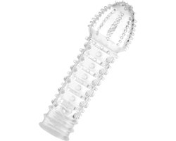 Penis sleeve 15 cm EIS | Sex speeltje voor mannen | Stretchy breedte met nop structuur | Cockring sleeve zonder verzachter | Penis ring knuffel