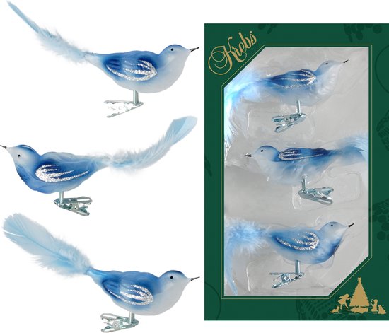 Set van 3 Rode vogels op Clip | Alles in Wonderland